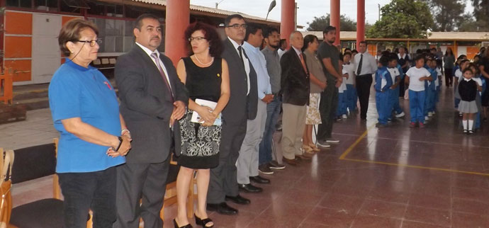 Fernando Ossandón Director Regional Arica en difusión Seguro Escolar